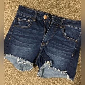 AE Dark Jean Shorts
